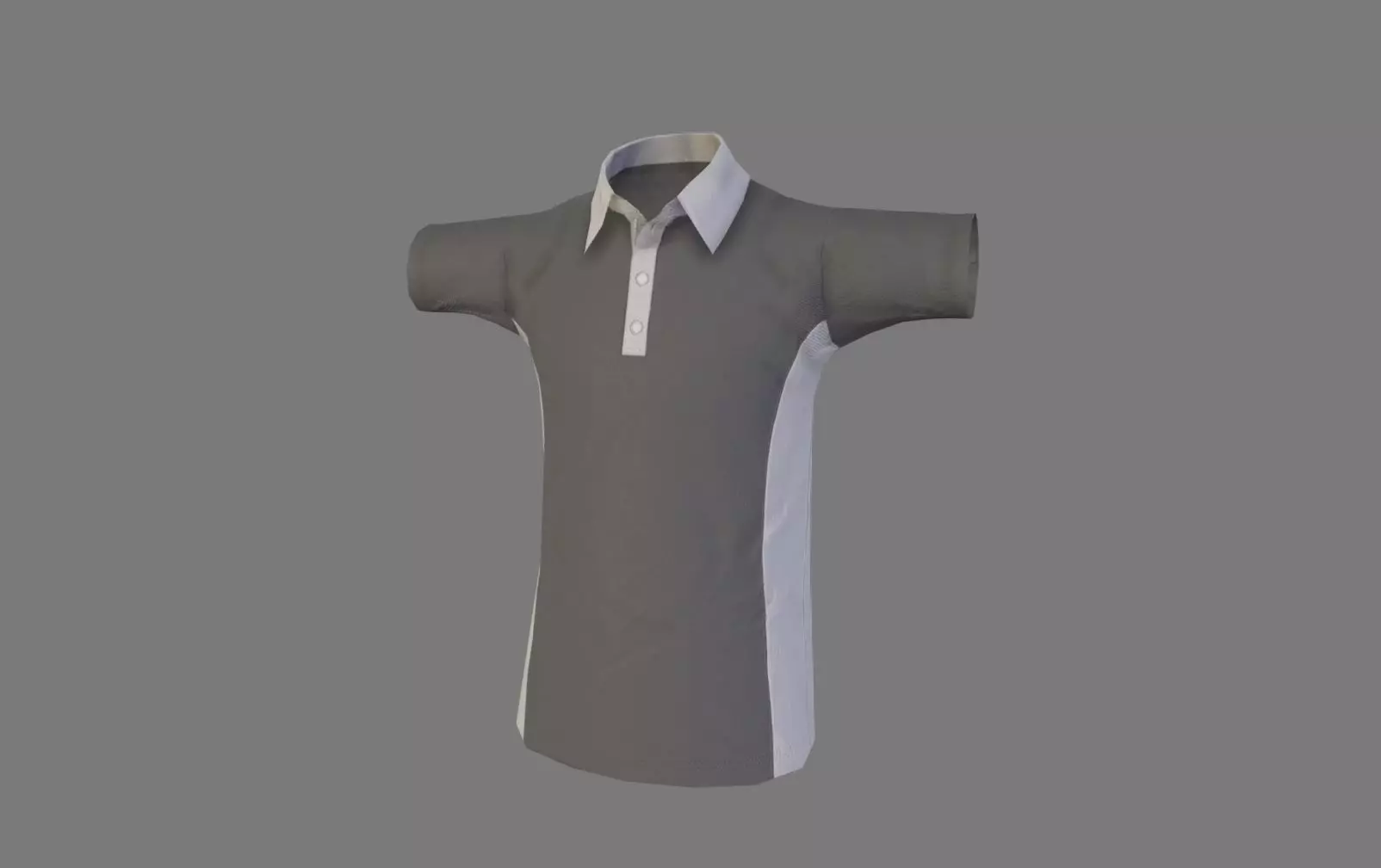 Polo Shirt Low-poly 3D model_0