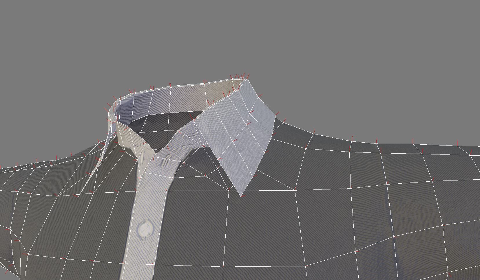 Polo Shirt Low-poly 3D model_7