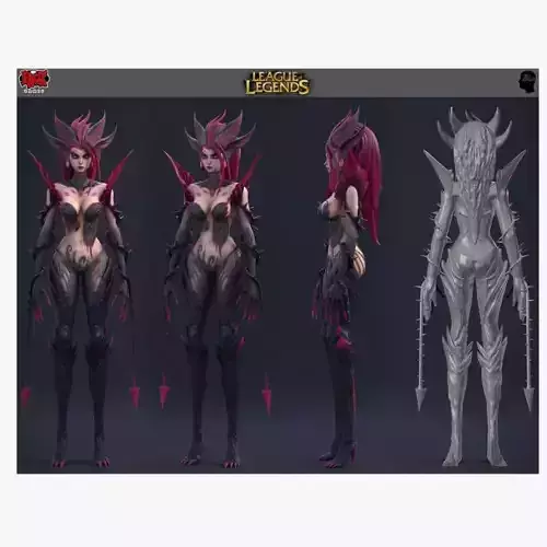 league of legends zyra 3D print model