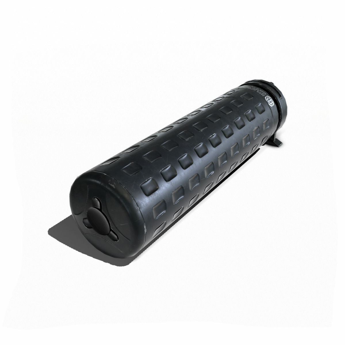 Suppressor Set-04 Low-poly 3D model_4