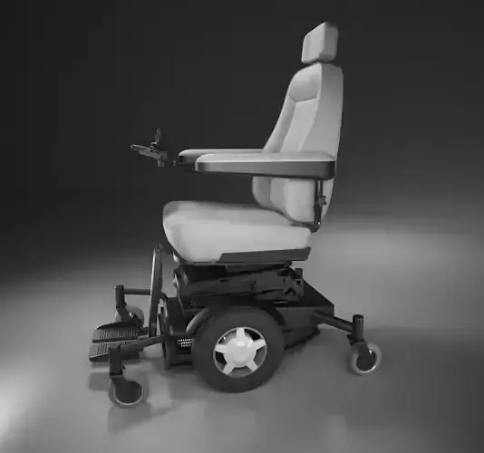 Wheelchair Motorised 3D model