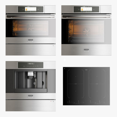 Asko set of kitchen appliances 001 3D model