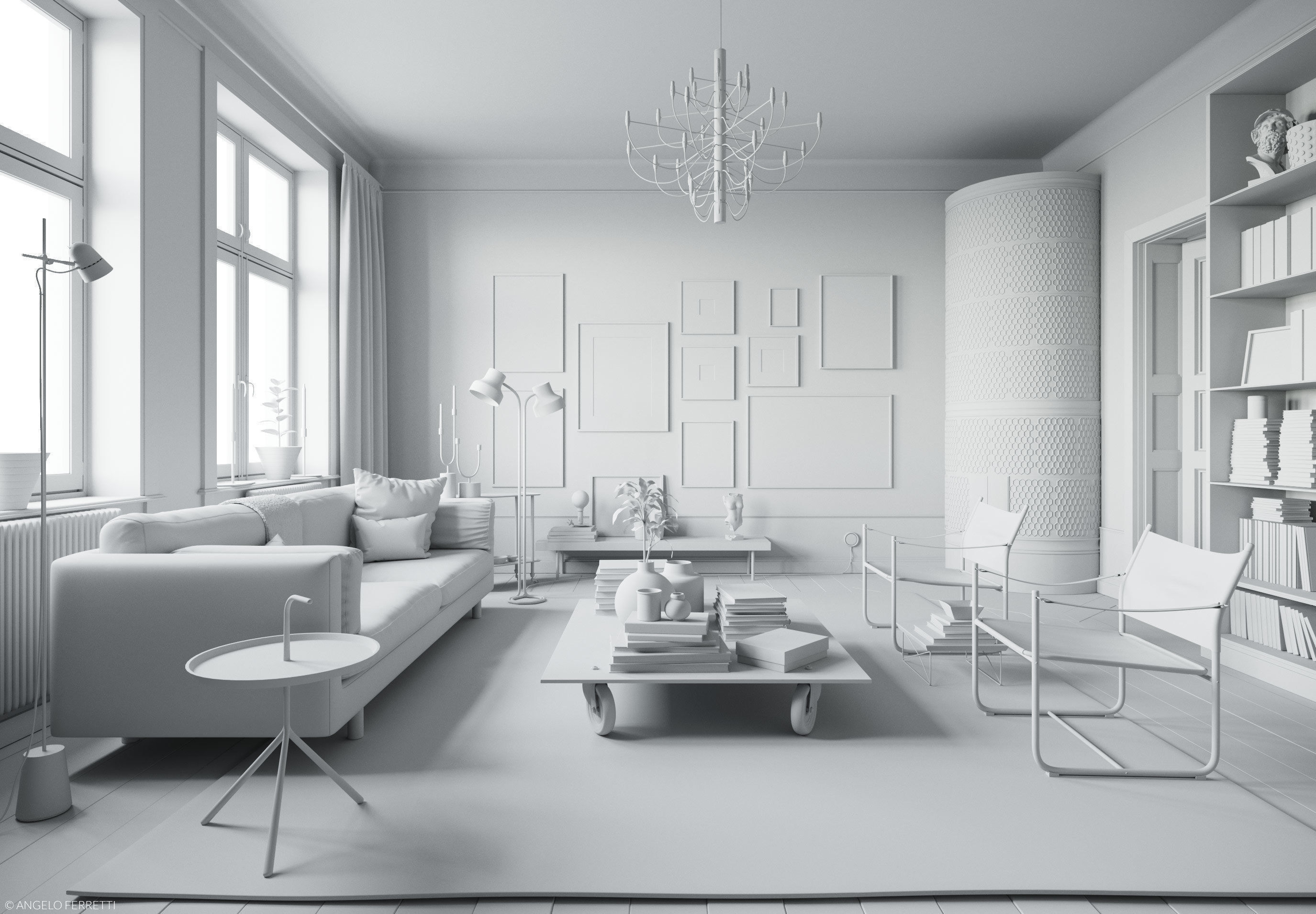 Stockholm Interior scene 3D model_5