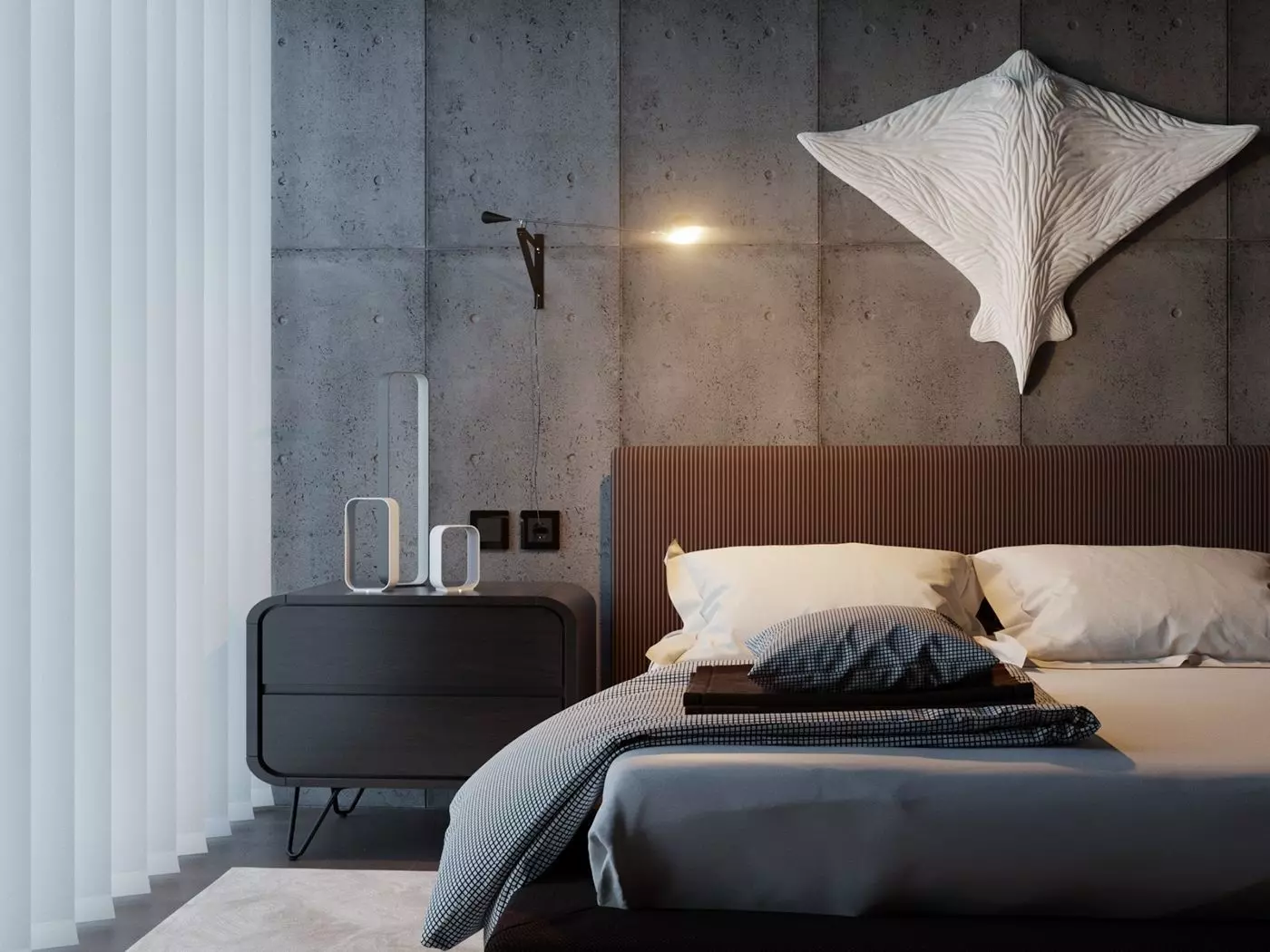 BEDROOM SCENE 3D model_0