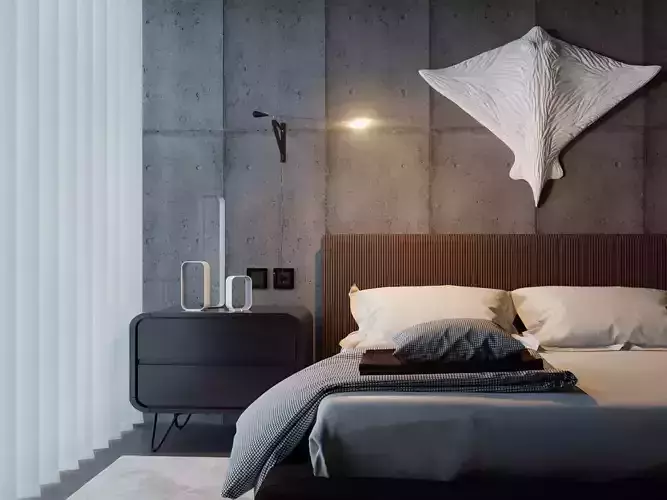 BEDROOM SCENE 3D model