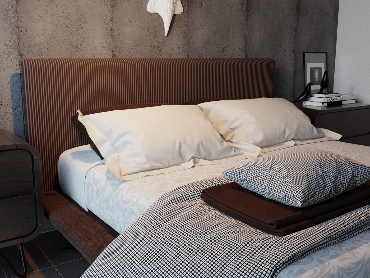 BEDROOM SCENE 3D model_1