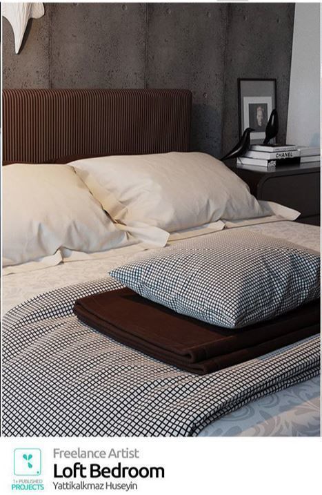 BEDROOM SCENE 3D model_4