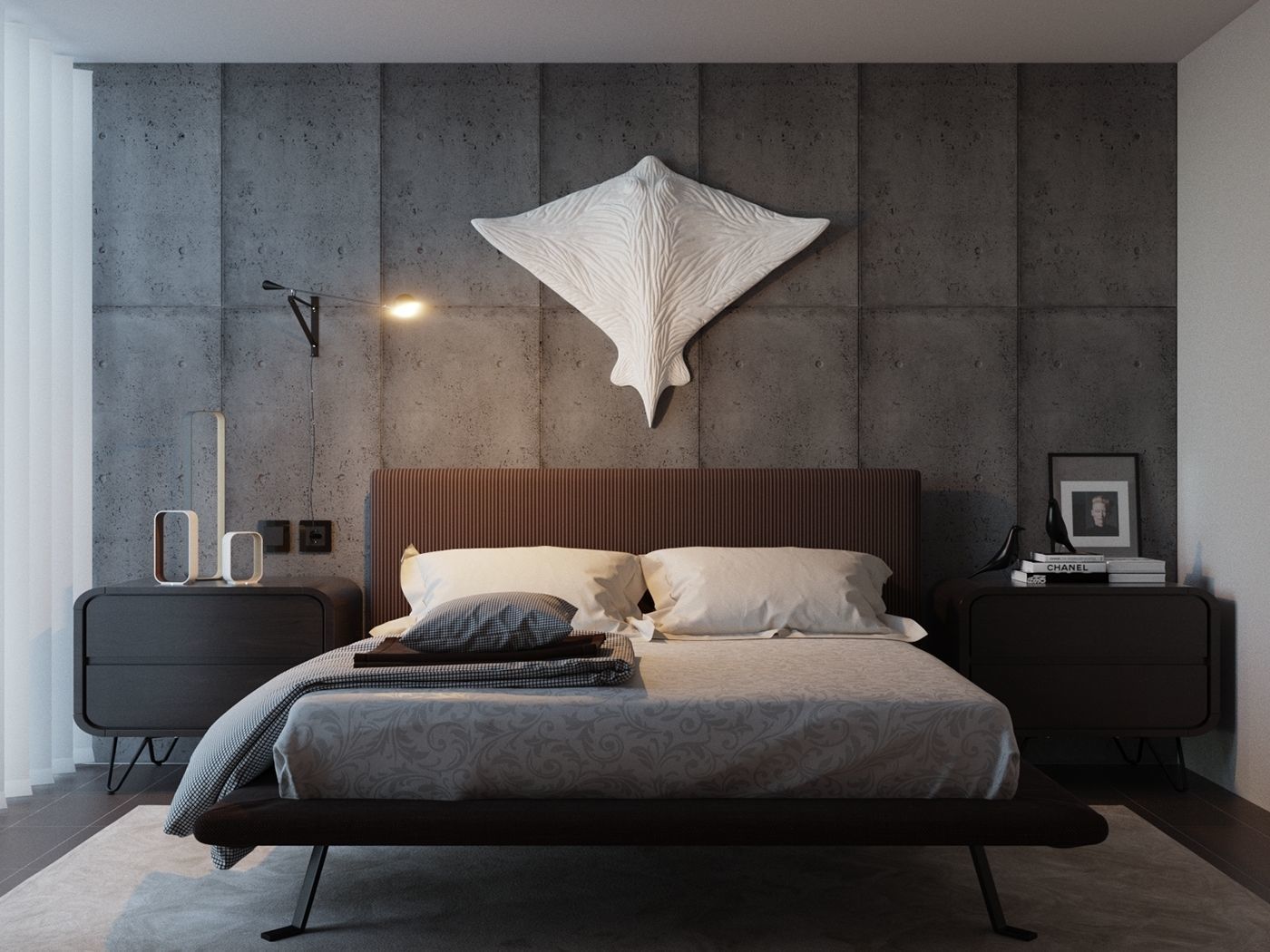 BEDROOM SCENE 3D model_2
