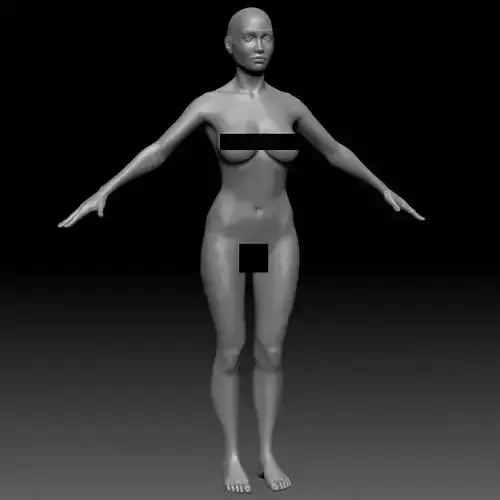Female Basemesh ZTool 4R8
