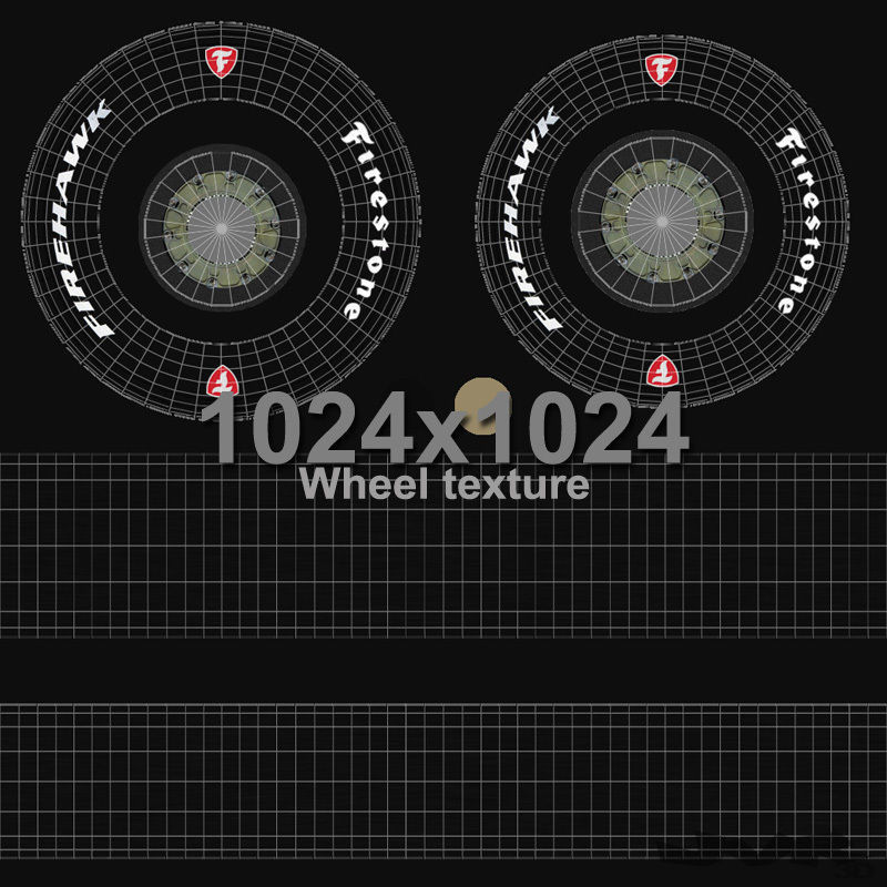 Indycar 2020 - Oval version 3D model_23