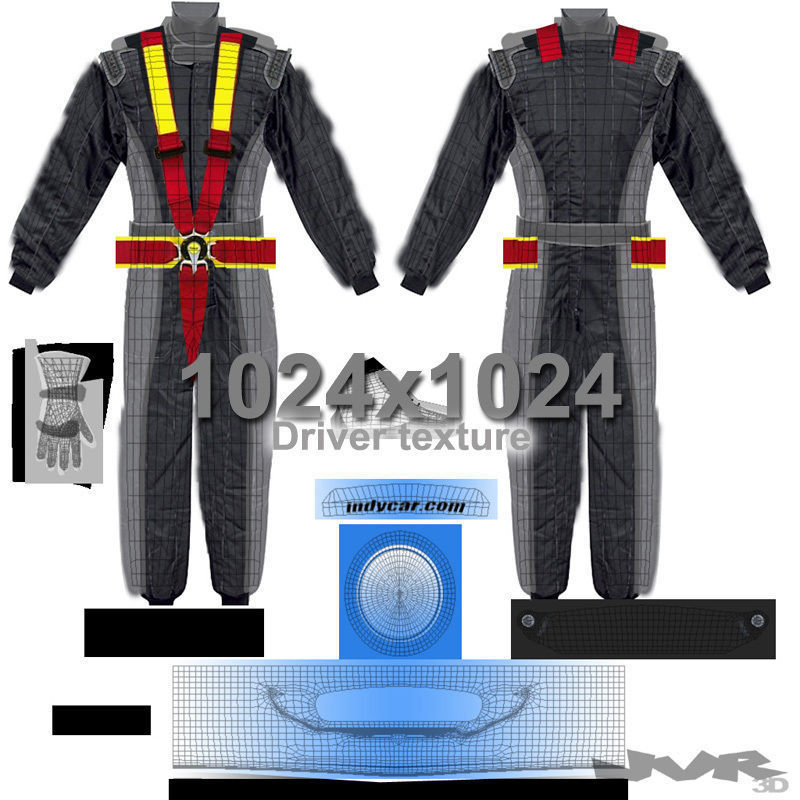 Indycar 2020 - Oval version 3D model_22