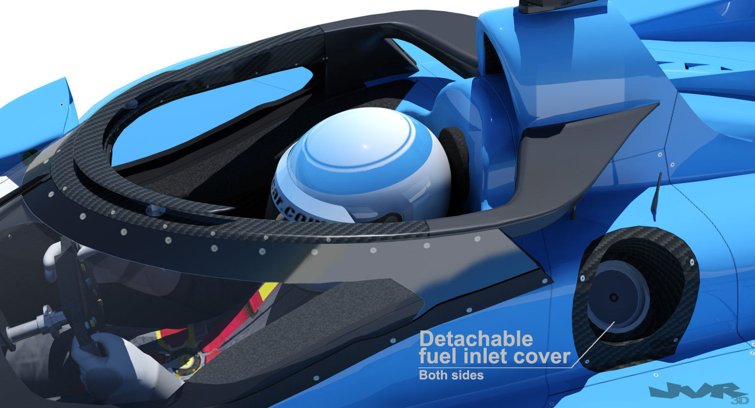 Indycar 2020 - Oval version 3D model_10