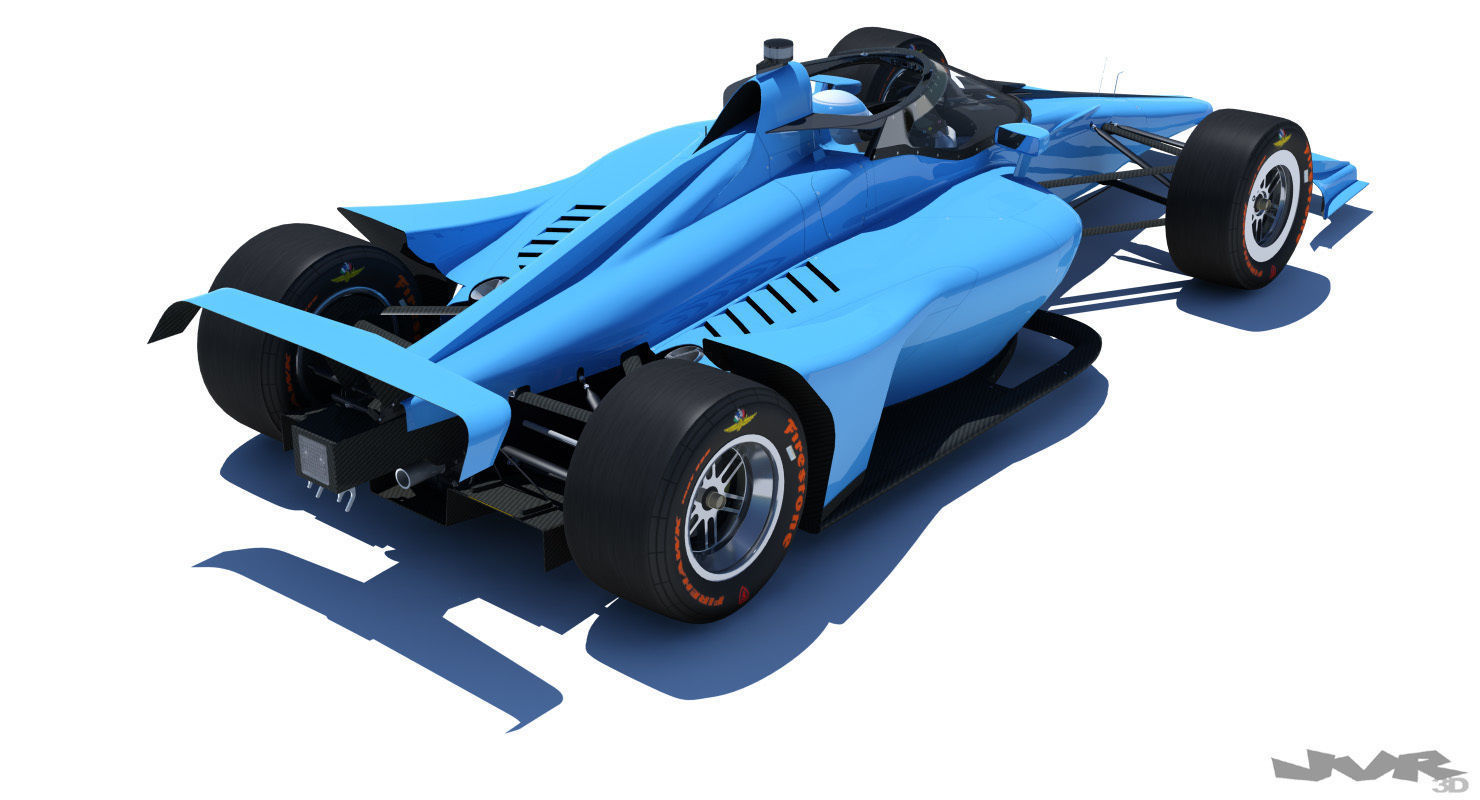 Indycar 2020 - Oval version 3D model_3