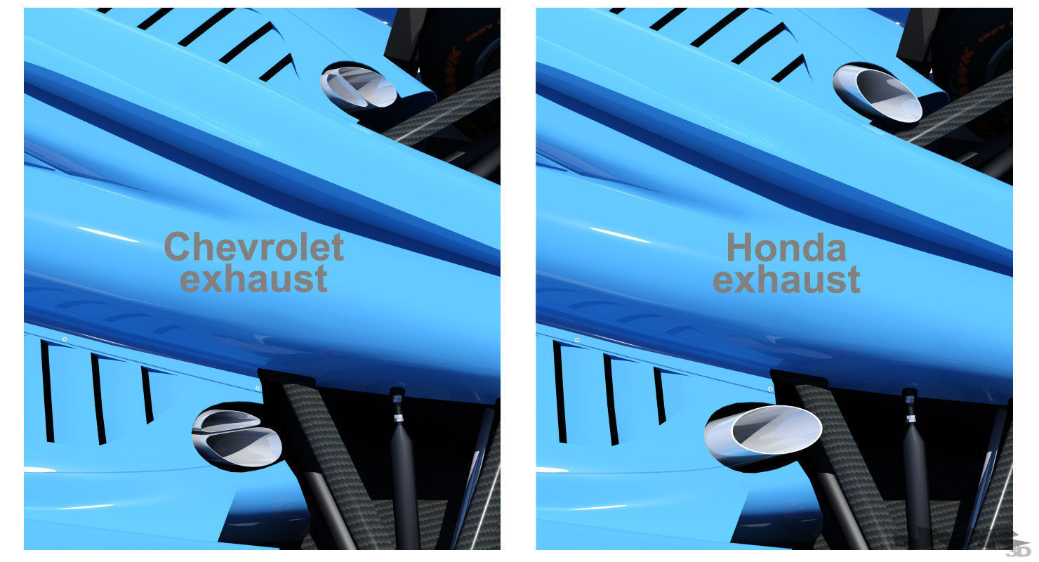 Indycar 2020 - Oval version 3D model_9