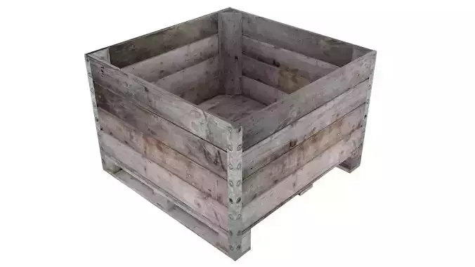 Wooden fruit crate