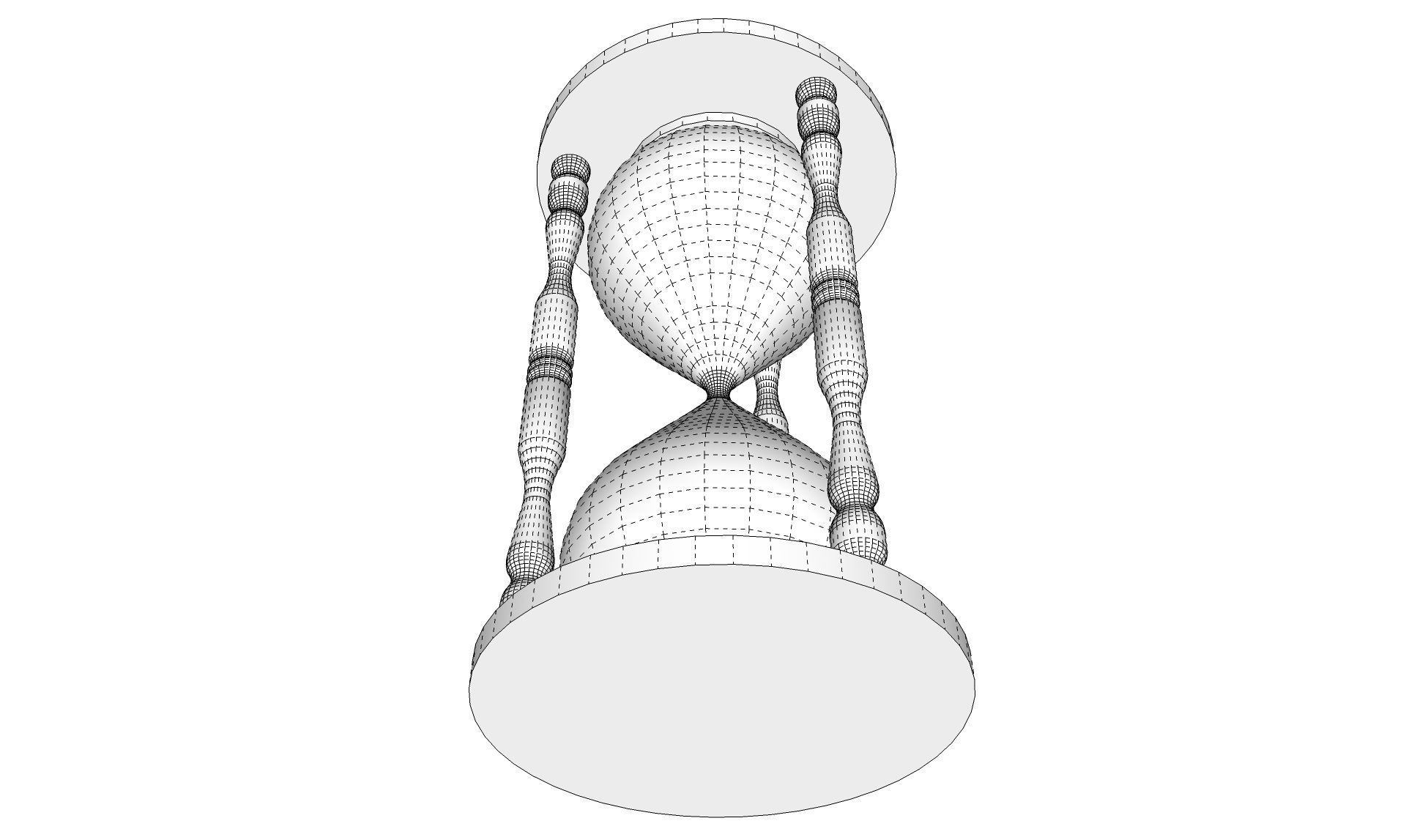 Sand Clock 3D model_13