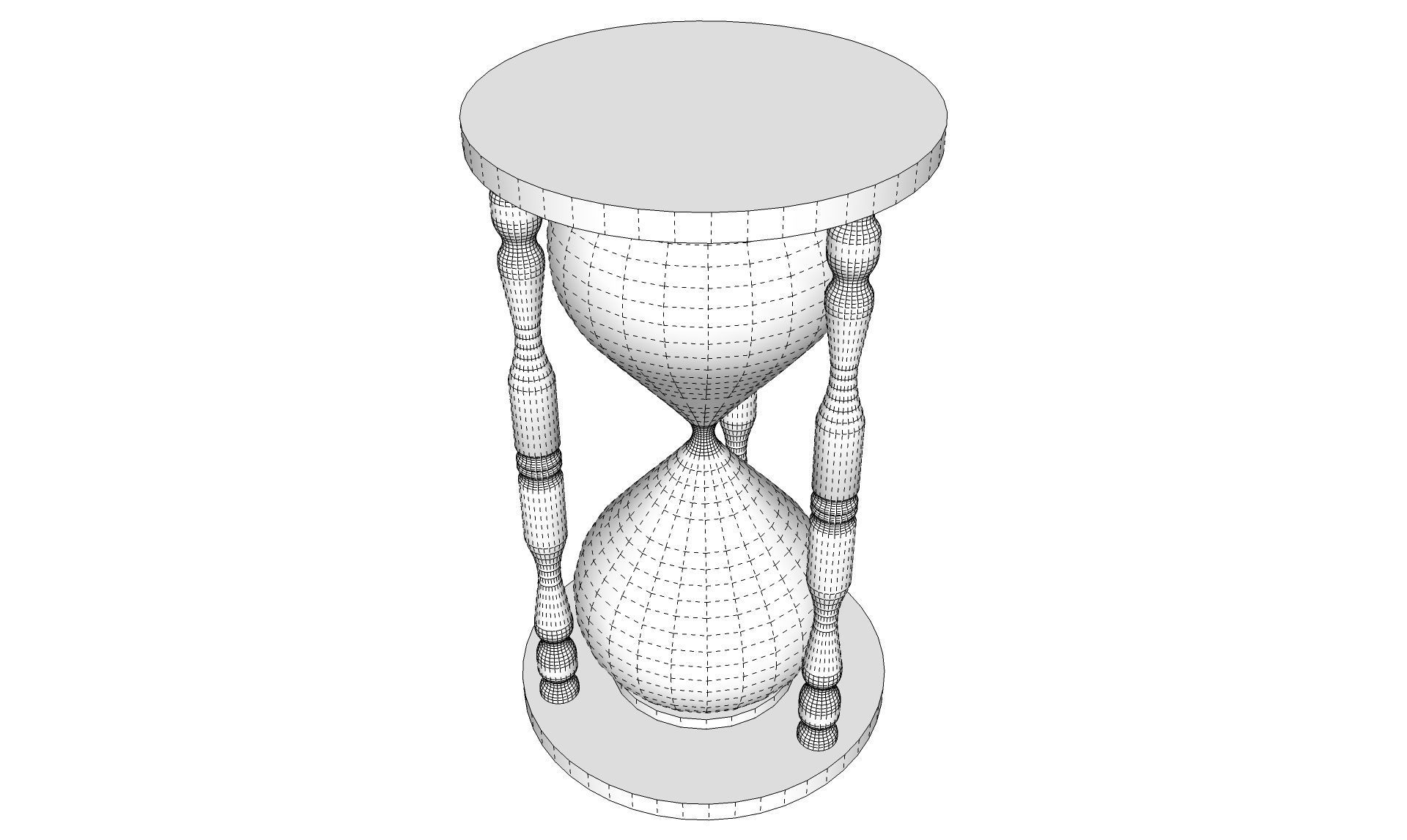 Sand Clock 3D model_11