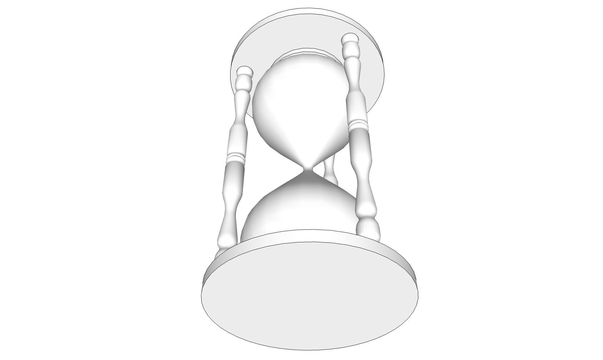 Sand Clock 3D model_12