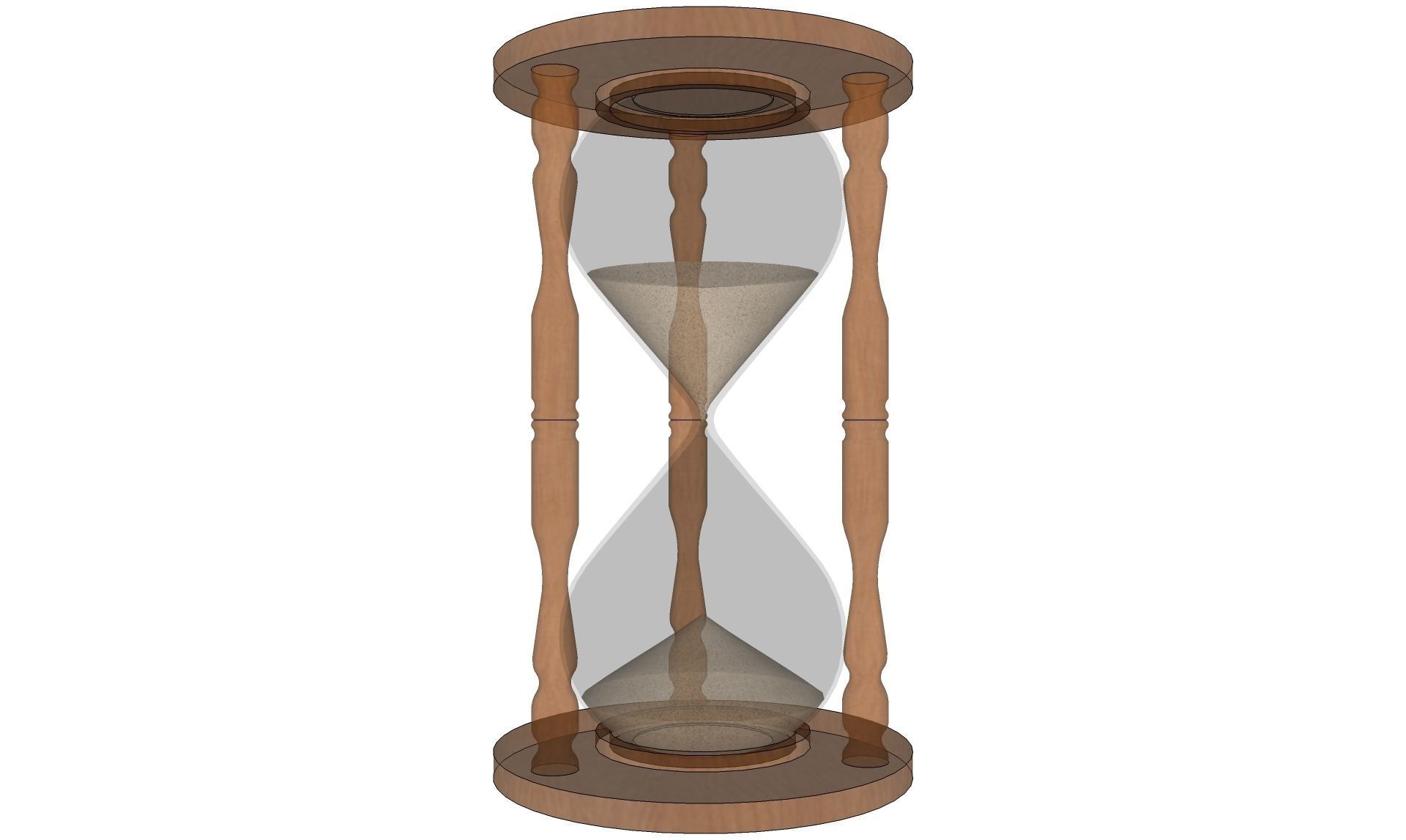 Sand Clock 3D model_15