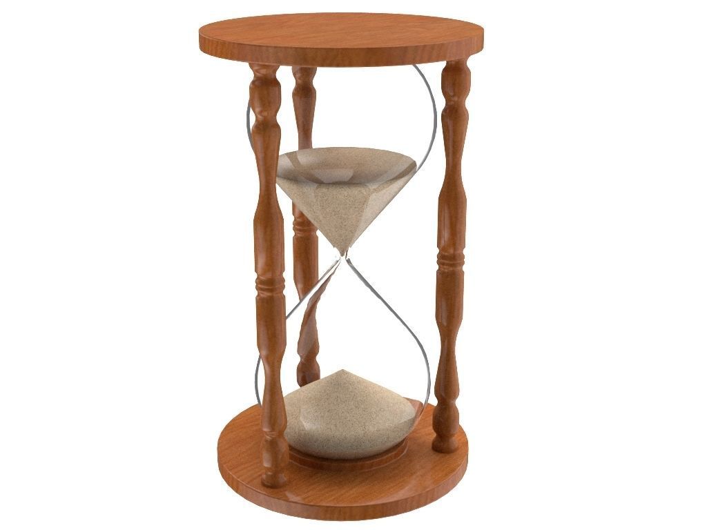 Sand Clock 3D model_5