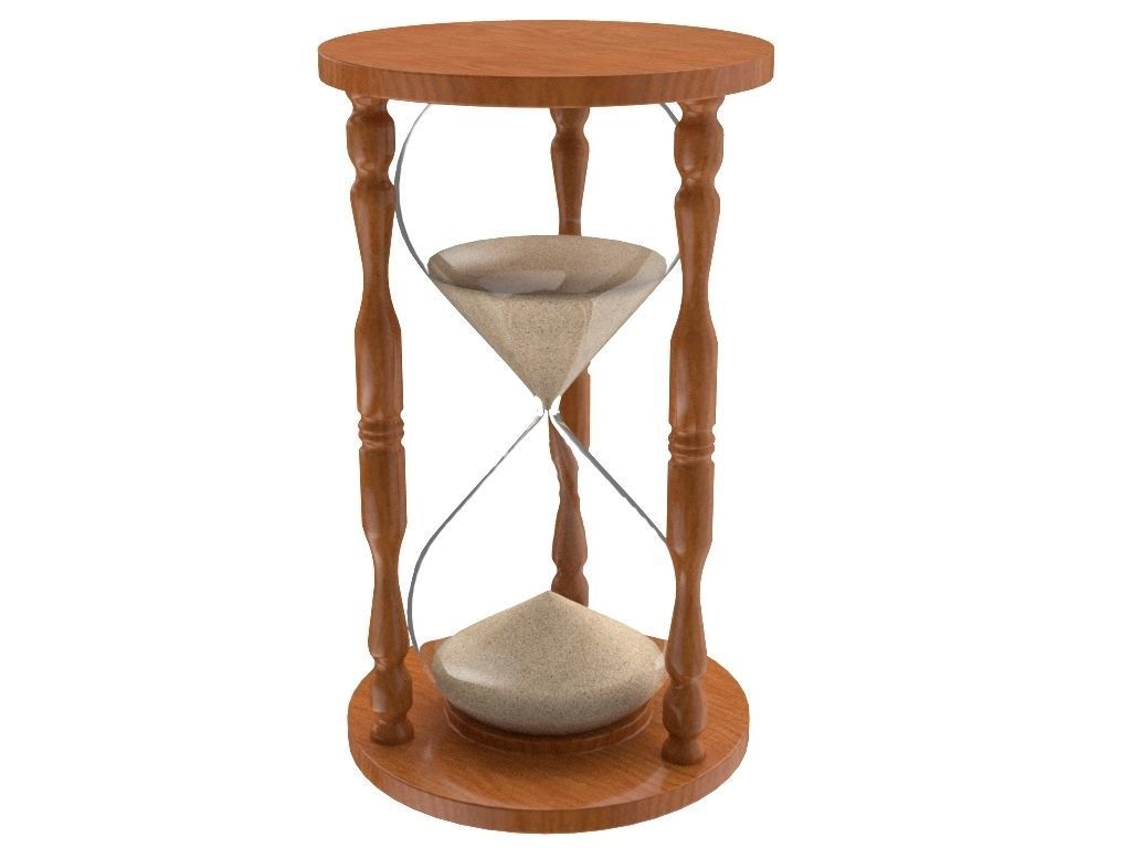Sand Clock 3D model_3