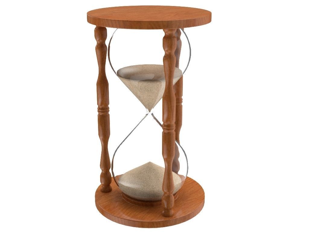 Sand Clock 3D model_1