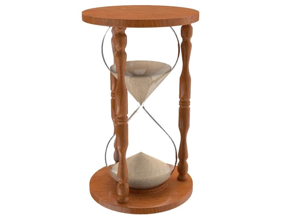 Sand Clock 3D model_2
