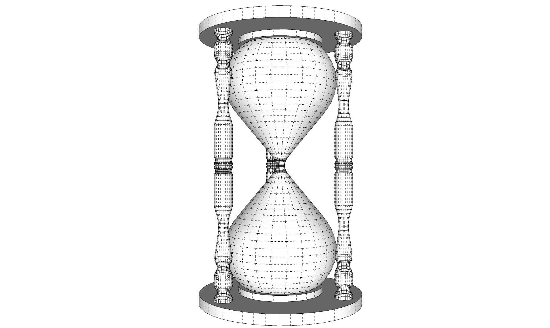 Sand Clock 3D model_9