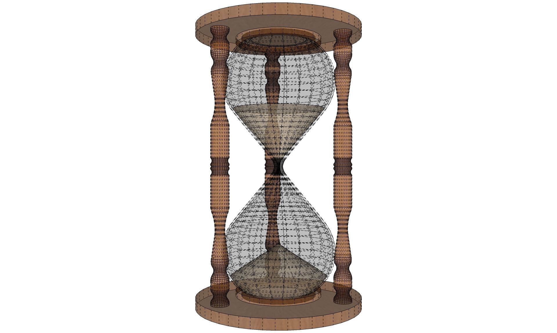Sand Clock 3D model_16