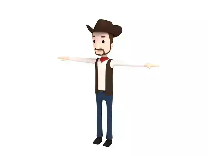 CartoonMan019 Cowboy