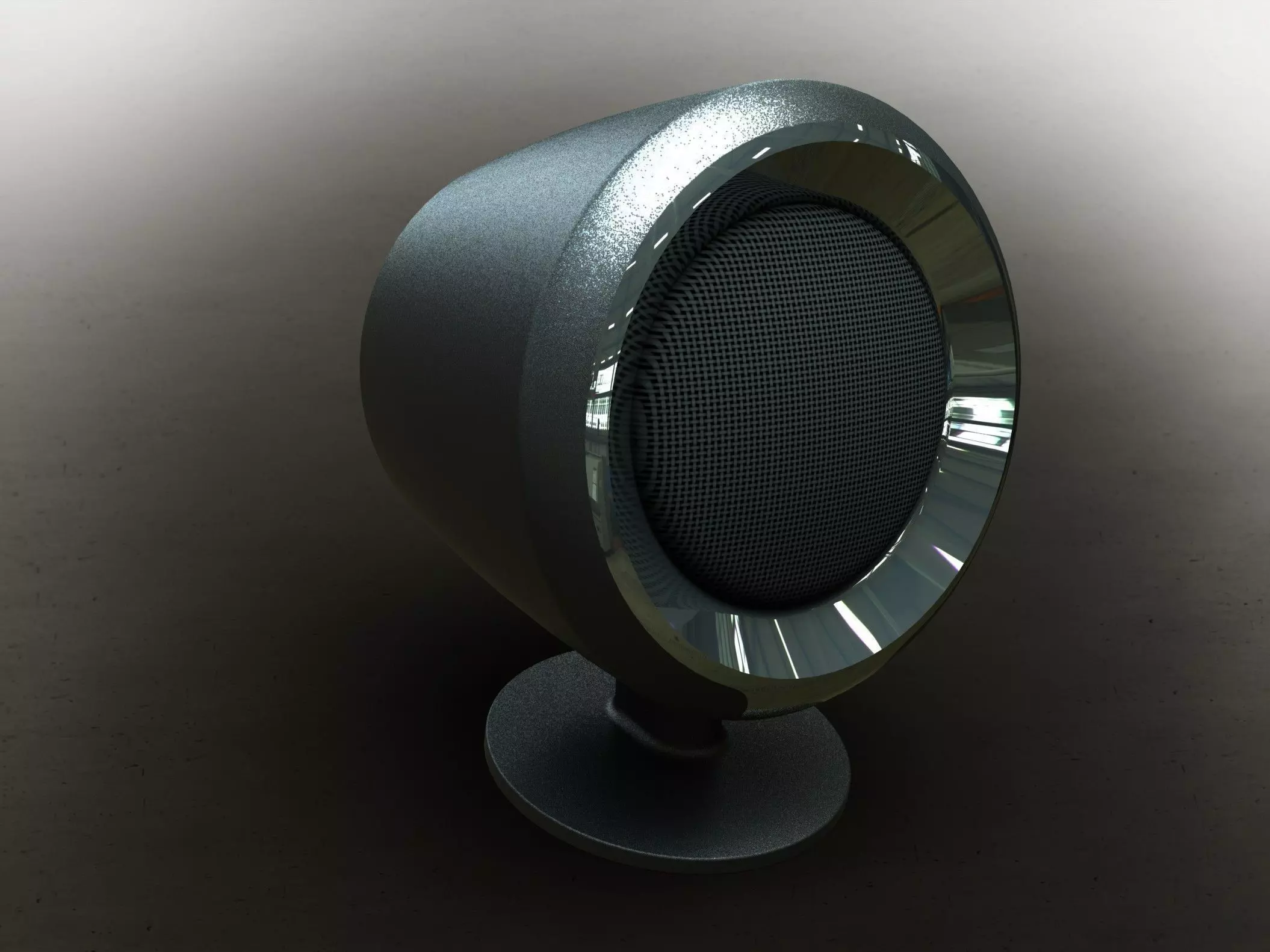 Computer Speaker Free 3D model_0