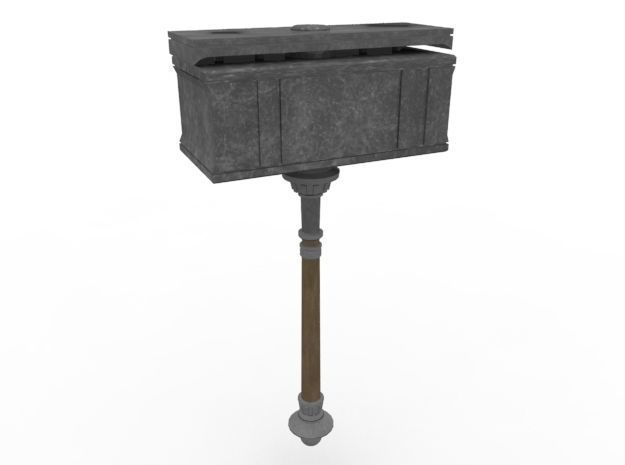 Weapon Collection 2 sword Low-poly 3D model_13