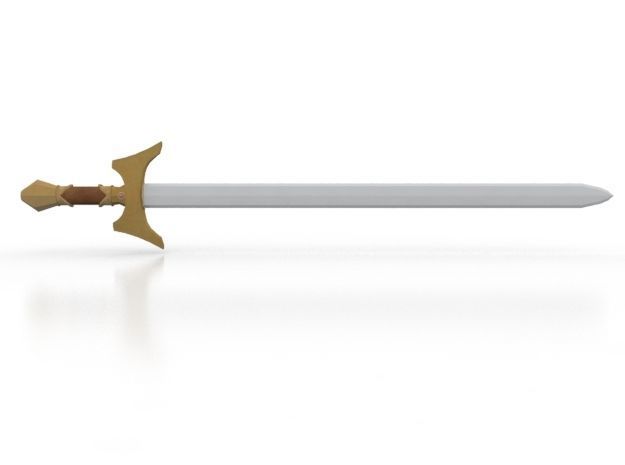 Weapon Collection 2 sword Low-poly 3D model_23