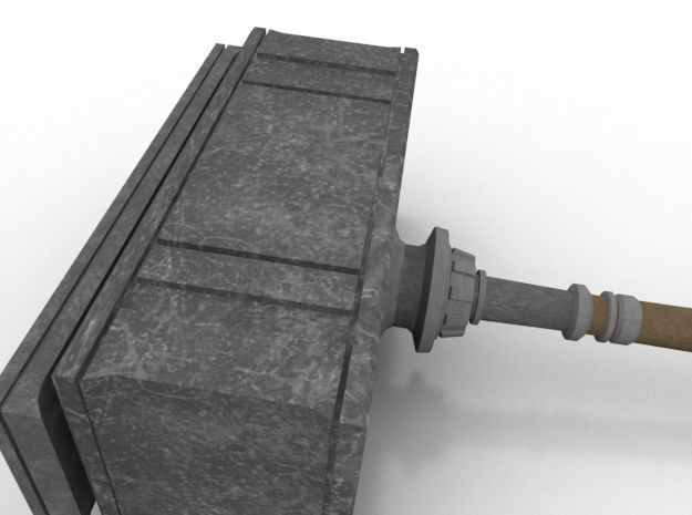 Weapon Collection 2 sword Low-poly 3D model_15