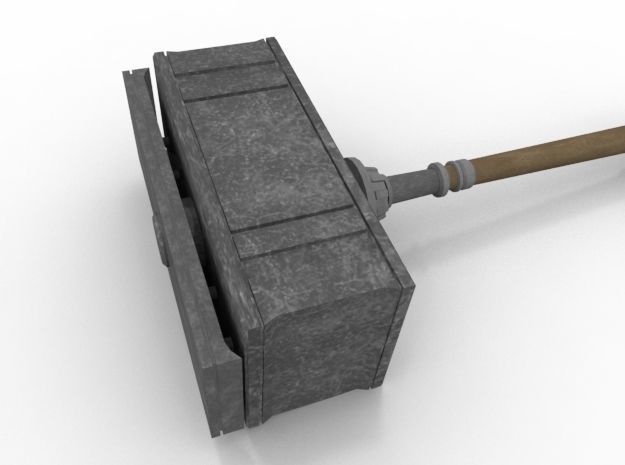 Weapon Collection 2 sword Low-poly 3D model_19