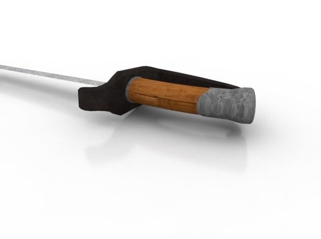 Weapon Collection 2 sword Low-poly 3D model_38