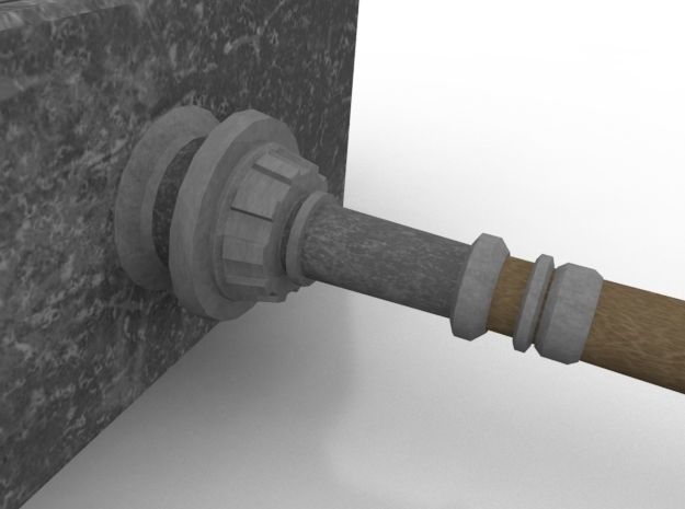 Weapon Collection 2 sword Low-poly 3D model_18