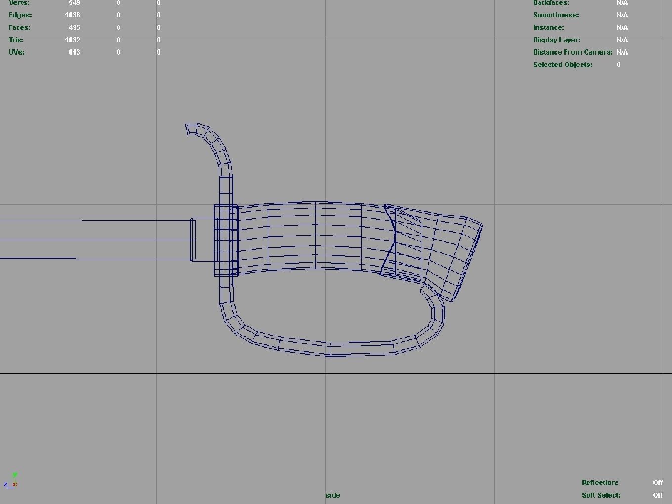 Weapon Collection 2 sword Low-poly 3D model_44