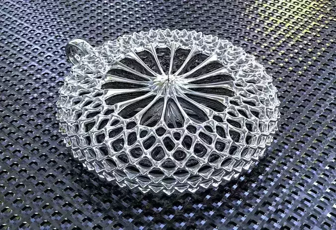 TORUS STRUCTURE PENDANT 3D print model