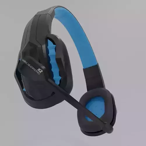 pair of gaming headphones