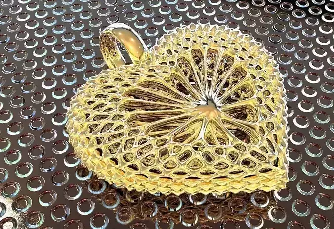 LOVE STRUCTURE PENDANT 3D print model