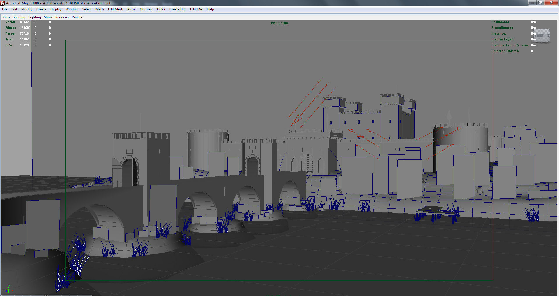 Medieval Castle 3D model_5