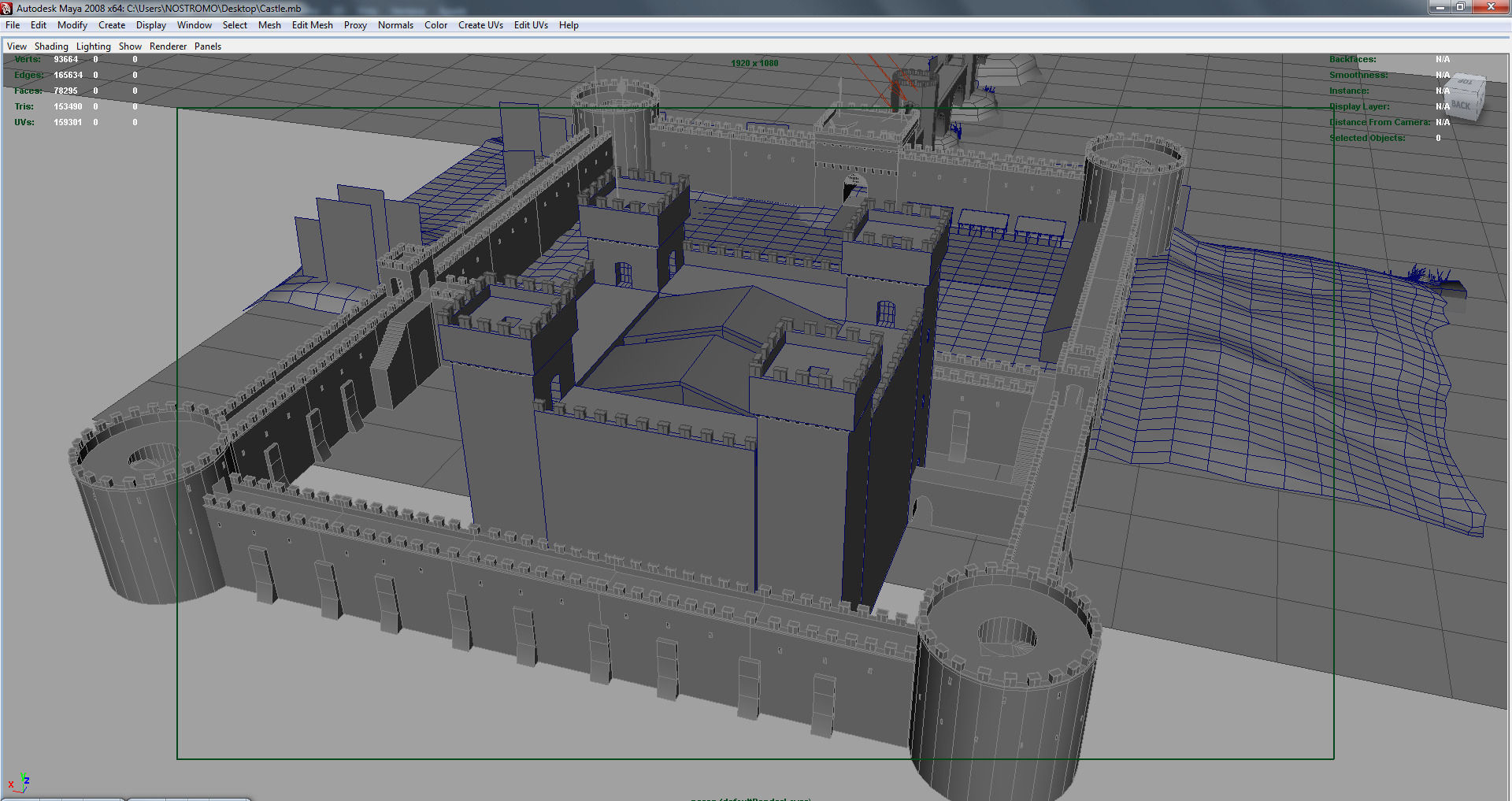 Medieval Castle 3D model_10