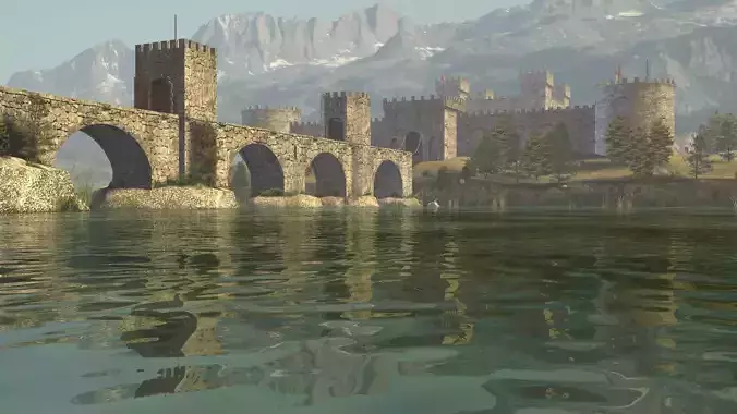 Medieval Castle 3D model