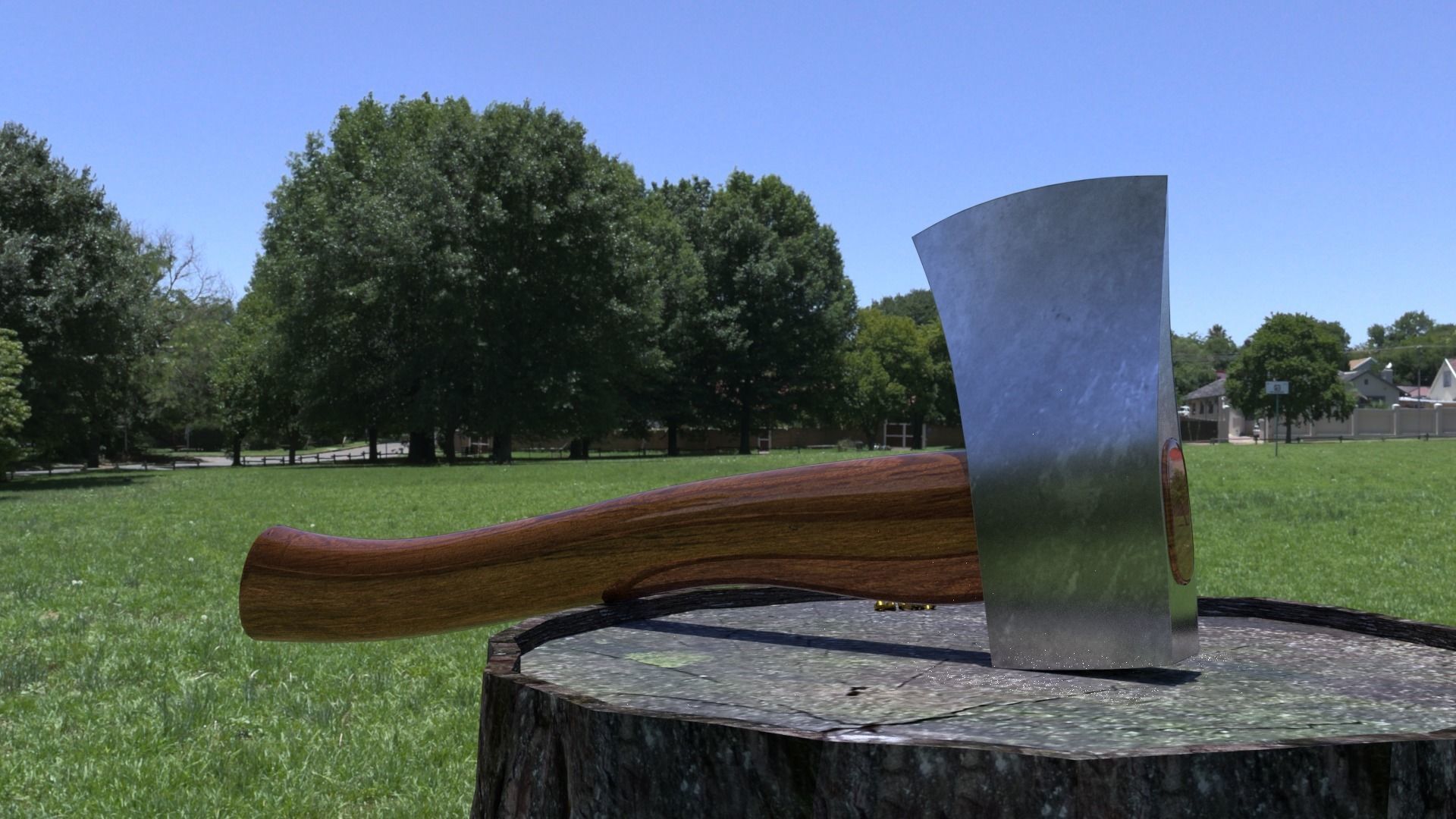 ORTAS AXE NO 6 NEW REALISTIC  AXE 3D PRINTABLE 3D print model_5