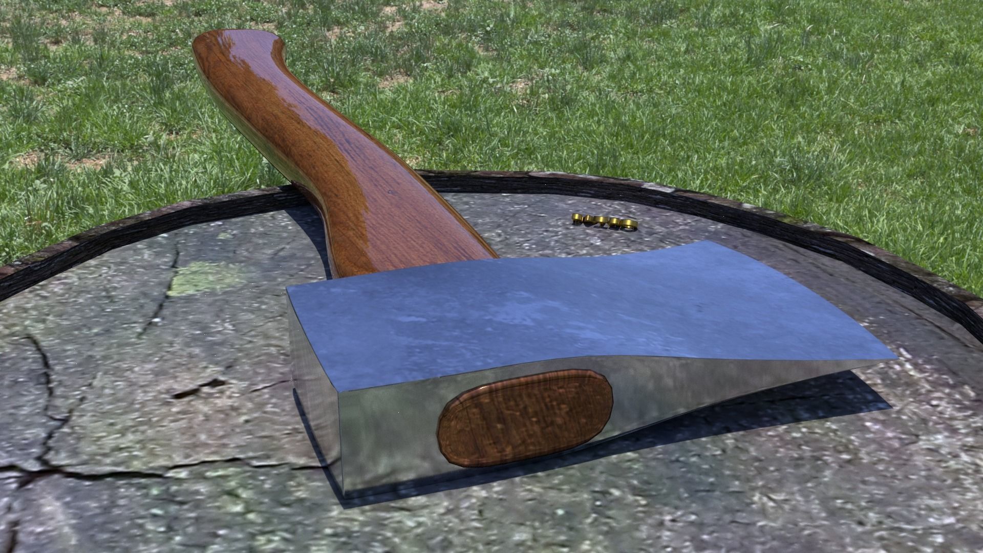 ORTAS AXE NO 6 NEW REALISTIC  AXE 3D PRINTABLE 3D print model_18