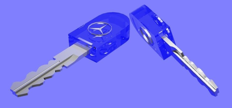 Car key Free 3D model_1