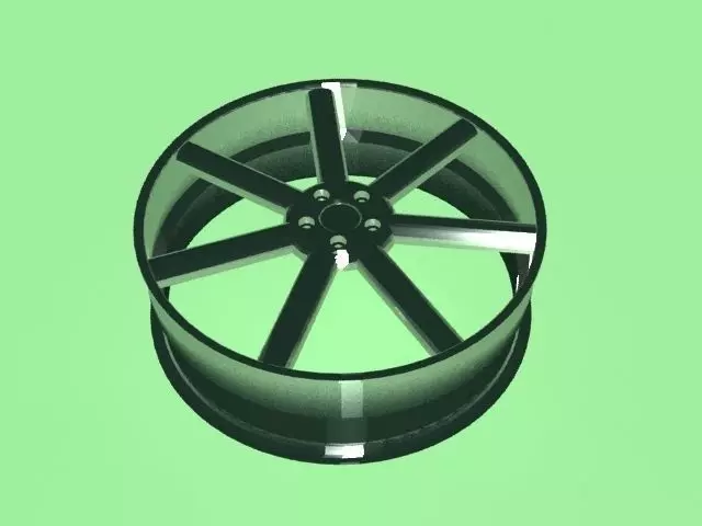 Alloy Rim Free 3D model
