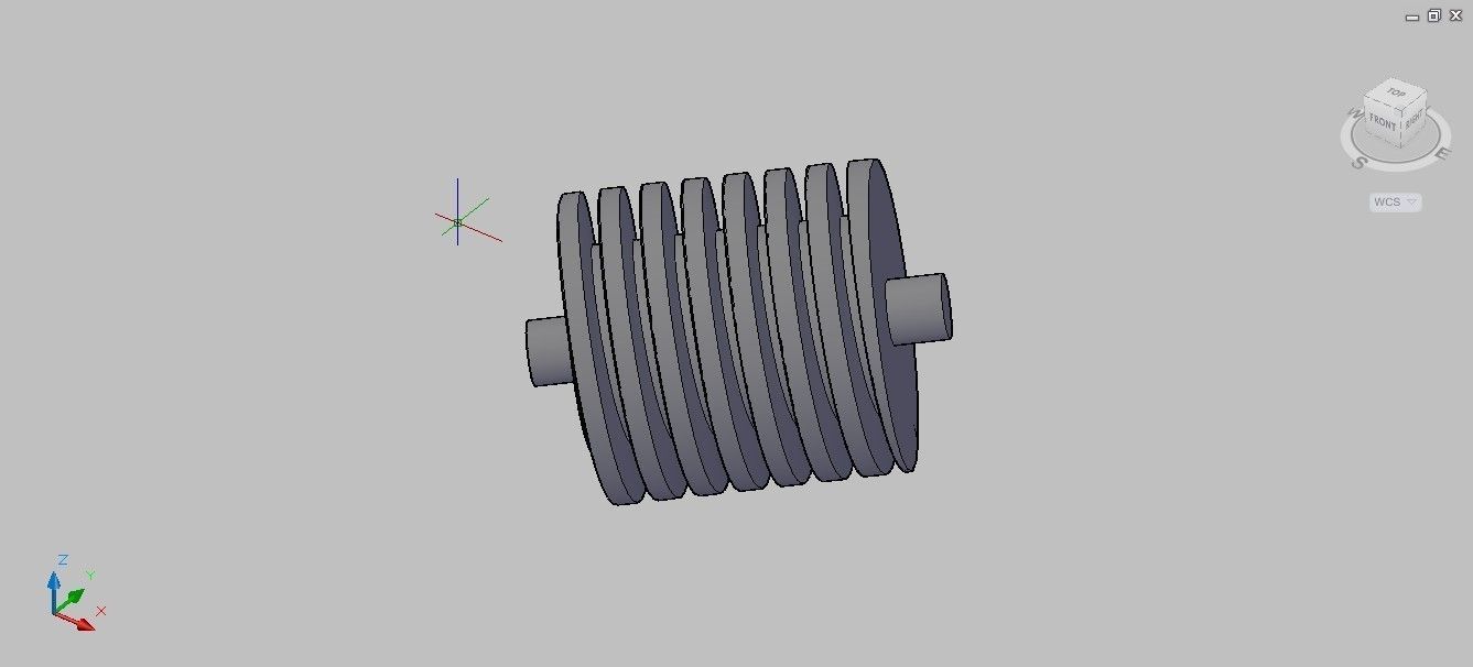 Worm Gear Free 3D model