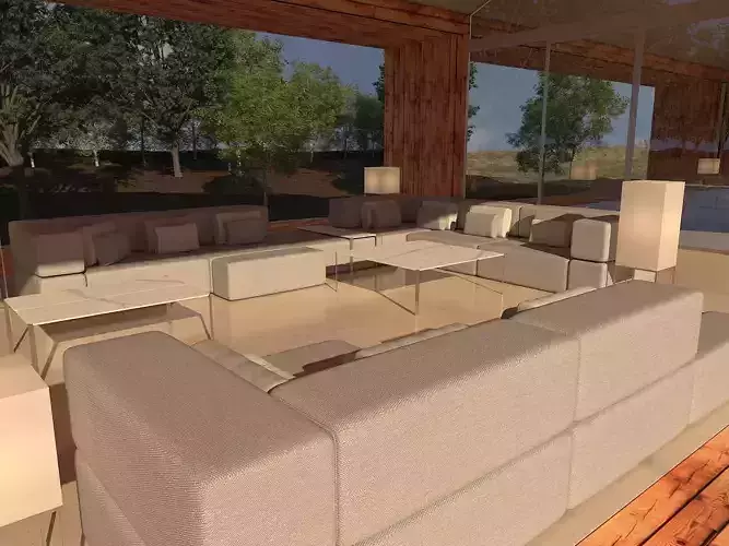 Tablet Sofa Collection 3D model